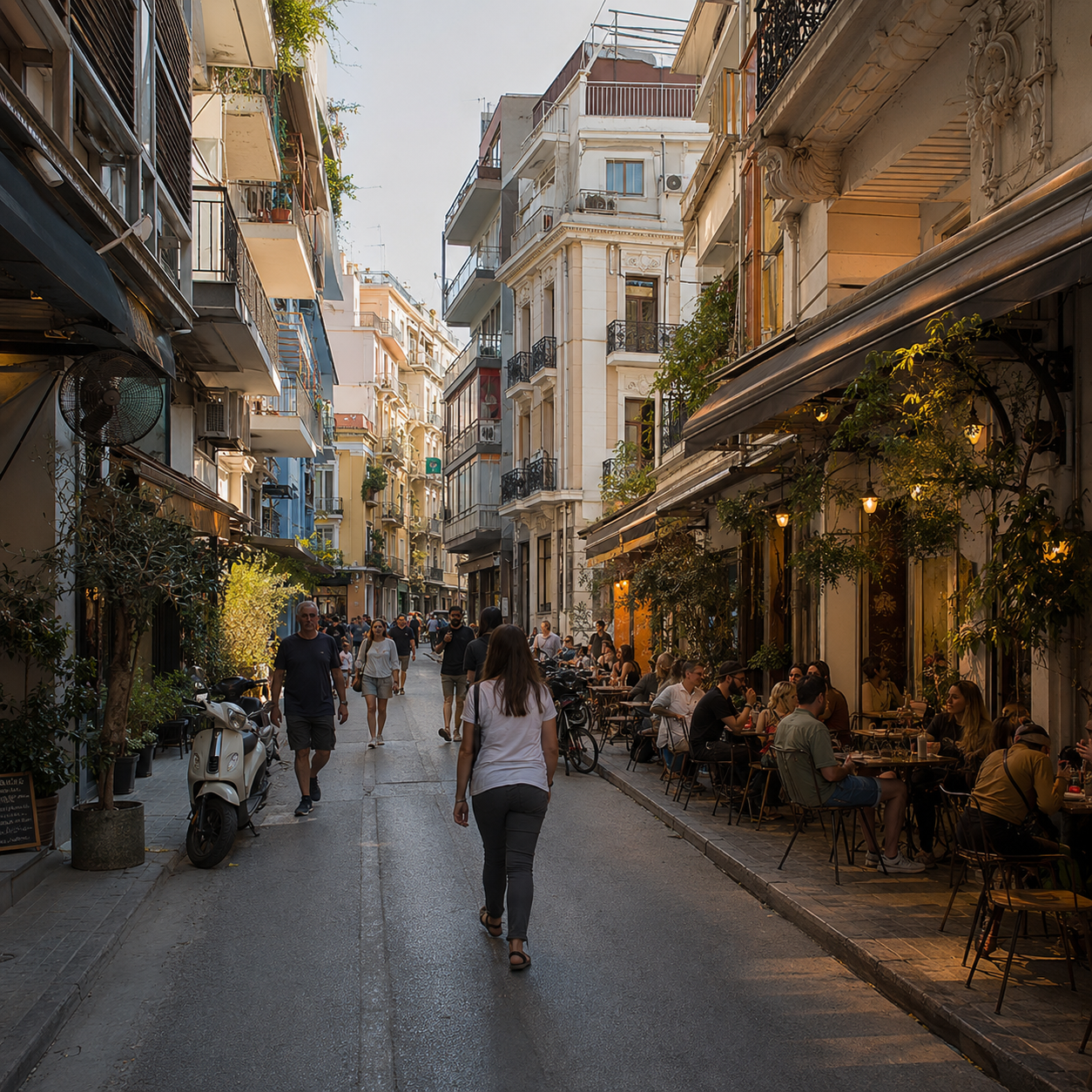 Travellers exploring Thessaloniki and Greece